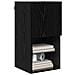 Mobiletti TV a parete 2 pcs Rovere Nero 30,5 x 30 x 60 cm - Foto miniatura 3