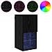 Mobiletti TV a parete 2 pcs Rovere Nero 30,5 x 30 x 60 cm - Foto miniatura 4