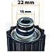 Tubo Alta Pressione 15m - Click Connect, Nylon, Pvc | Max 200 Bar, 60°c | Compatibile Con Idropulitrici Parkside - Foto miniatura 4