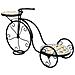 Supporto Bici In Mosaico Multicolore E Ferro Battuto 67x26,5x43h - Foto miniatura 5