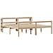 Letto per Anziani con Testiera 200x200 cm Legno Massello Pino - Foto miniatura 3