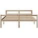 Letto per Anziani con Testiera 200x200 cm Legno Massello Pino - Foto miniatura 4
