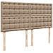 Struttura Letto Pouf con Materasso 160x200 cm Similpelle - Foto miniatura 9