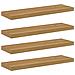 Scaffale da parete 4 pcs Marrone 90 x 23,5 x 4 cm - Foto miniatura 1