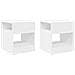 Tavolino 2 pcs Bianco 40,5 x 40 x 45 cm Legno multistrato - Foto miniatura 1