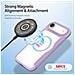 Cover con Tapa per iPhone Air - Pelle /PU, Viola, MagSafe - Foto miniatura 2