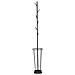 Appendiabiti E Portaombrelli Glam Black In Ferro Nero E Gold - H 176 Cm - Foto miniatura 1