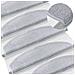 Tappetini per scale autoadesivi 15 pcs Grigio Chiaro - Foto miniatura 2