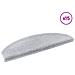 Tappetini per scale autoadesivi 15 pcs Grigio Chiaro - Foto miniatura 3