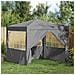 Tenda Party Grigio chiaro 250 x 250 x 240 cm PE e Acciaio - Foto miniatura 2