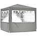 Tenda Party Grigio chiaro 250 x 250 x 240 cm PE e Acciaio - Foto miniatura 6