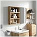 Armadio da bagno a muro Rovere Artigianale 40 x 10 x 50 cm - Foto miniatura 2