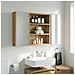 Armadio da bagno a muro Rovere Artigianale 40 x 10 x 50 cm - Foto miniatura 4