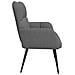 Sofa a Due Posti Grigio scuro 115 x 61 x 87 cm Tessuto - Foto miniatura 5