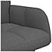 Sofa a Due Posti Grigio scuro 115 x 61 x 87 cm Tessuto - Foto miniatura 7