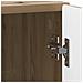 Armadio da Notte 2 pcs Rovere Artigianale 43 x 34,5 x 50 cm - Foto miniatura 9