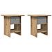 Comodino con cassetto 2 pcs Rovere artigianale 41 x 40 x 45 cm - Foto miniatura 1