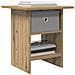 Comodino con cassetto 2 pcs Rovere artigianale 41 x 40 x 45 cm - Foto miniatura 3