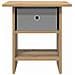 Comodino con cassetto 2 pcs Rovere artigianale 41 x 40 x 45 cm - Foto miniatura 6