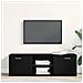 Mobile TV Rovere Nero 120x34x37 cm in Legno Multistrato - Foto miniatura 3
