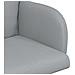 Sedie da pranzo 2 pcs Tessuto Grigio Chiaro 60 x 56 x 96 cm - Foto miniatura 6