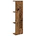 Scaffale da parete 2 pz Legno antico 22 x 15 x 100 cm - Foto miniatura 6