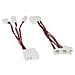 cavo riduttore tensione alimentazione ventole da 12v a 3x 5v, supporta 3 ventole - Foto miniatura 1