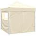 Tenda Pieghevole Crema 3 x 3 m con 4 Pareti - Foto miniatura 9