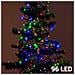Luci Di Natale 96 Led Colore Multicolor A Batteria Con Timer 8 Giochi Di Luce - Foto miniatura 9