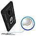 Cover Huawei Mate 20 Bi-materia Rigida Morbida Anello Magnetico Stand Nera - Foto miniatura 3