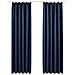 Tende Oscuranti Con Ganci 2 Pz Blu 140x225 Cm - Foto miniatura 2