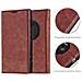 Custodia Compatibile Con Nokia Lumia 1020 In Marrone Cappuccino - Coperchio Protettiva Con Chiusura Magnetica, Funzione Stand E Tasca Per Le Carte - Foto miniatura 5