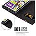 Custodia Compatibile Con Nokia Lumia 1020 In Marrone Cappuccino - Coperchio Protettiva Con Chiusura Magnetica, Funzione Stand E Tasca Per Le Carte - Foto miniatura 6