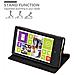 Custodia Compatibile Con Nokia Lumia 1020 In Marrone Cappuccino - Coperchio Protettiva Con Chiusura Magnetica, Funzione Stand E Tasca Per Le Carte - Foto miniatura 3