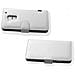 Custodia Compatibile Con Htc One Max T6 In Magnesio Bianco - Coperchio Protettivo Con Chiusura Magnetica E 3 Slot Per Carte - Foto miniatura 3