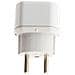 Zenitech 240095 Adattatore Di Presa Elettrica, Bianco - Foto miniatura 4