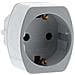 Zenitech 240095 Adattatore Di Presa Elettrica, Bianco - Foto miniatura 1