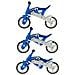 , Pattini 52la In Giro Regolabile Bici Senza Pedali, Bambino, 52la, Blue / grey, Taglia Unica - Foto miniatura 3