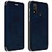 Custodia Huawei P smart 2020 in Similpelle Portacarte Supporto Video Blu - Foto miniatura 1