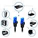 10x 0.25m (082 Ft.) Cat6 Network Cable Set - U-utp Rj45 Cat6 Lan Patch Cavo Cavo Ethernet Dsl Switch Router Modem Ripetitore Patch Panel - Nero - Foto miniatura 2