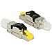 86485 cavo di collegamento RJ45 Nero, Argento, Trasparente, Giallo - Foto miniatura 1