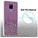 Custodia Compatibile Con Huawei Mate 20 In Viola Con Glitter - Coperchio Protettivo In Silicone Tpu Flessibile Con Glitter Scintillanti - Foto miniatura 4