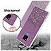 Custodia Compatibile Con Huawei Mate 20 In Viola Con Glitter - Coperchio Protettivo In Silicone Tpu Flessibile Con Glitter Scintillanti - Foto miniatura 6