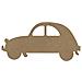 Auto Vintage In Legno Mdf Da Decorare - 15 Cm - Foto miniatura 1
