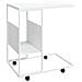 Tavolino Con Ruote Bianco 55x36x63,5 Cm In Legno Multistrato - Foto miniatura 1