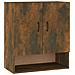 Armadietto A Muro Rovere Fumo 60x31x70 Cm In Legno Multistrato - Foto miniatura 2