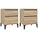 Comodini 2 Pz Rovere Sonoma 40x35x50 Cm - Foto miniatura 2