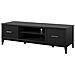 Westerleigh Porta Tv A 2 Ante In Mdf Nero - Foto miniatura 1
