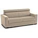 Divano Letto Agrippina, Divano A 2 Posti Large, 100% Made In Italy, Sofà Soggiorno Con Apertura Girevole, Con Poggiatesta Regolabili E Braccioli Standard, Cm 200x95h85, Beige - Foto miniatura 4