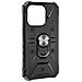 Cover Anello Per Iphone 15 Pro Bumper Anti-urto Serie Armoring Bump Nera - Foto miniatura 1